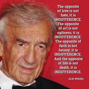 袖手旁觀冷漠責無旁貸indifference
