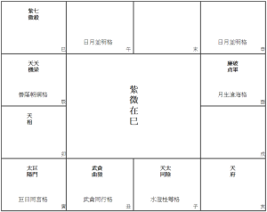 紫微在巳的格局